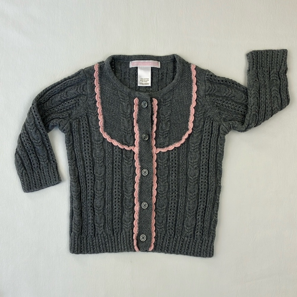 Janie & Jack Cable Knit Cardigan